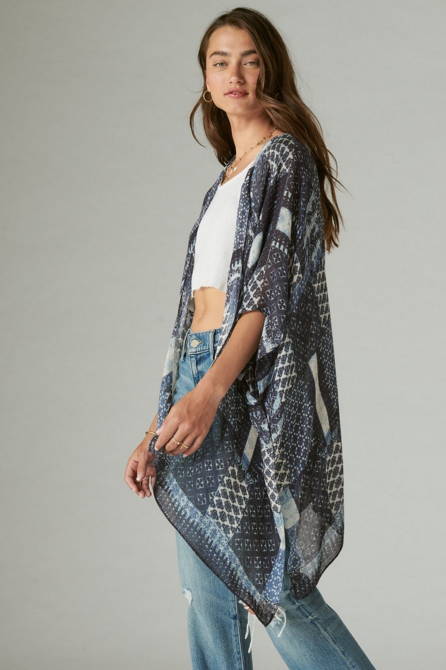 patchwork lightweight kimono